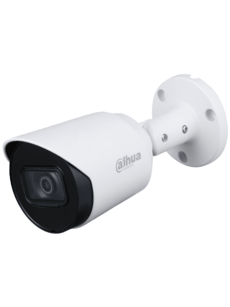 Camara Dahua Bullet Hdcvi 2mp / Tvi/ Ahd/ Cvbs/lente 2.8mm/ Angulo De Vision 103 Grados/ Audio Integrado/ Smart Ir 30m/ Ip67/ Metalica