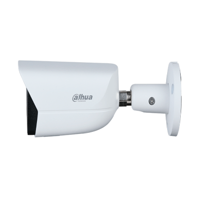 Camara Ip/ Dahua/ Ipc-hfw3441e-as-s2/ Bullet De 4 Mp Con Ia/ Wizsense/ Lente De 2.8mm/ 107° Apertura/ Microfono Integrado/ Ir De 50 Mts/ 1 E And S De Alarmas Y Audio/smd 4.0/ Ai Ssa/ Ranura Msd/ Ip67/poe