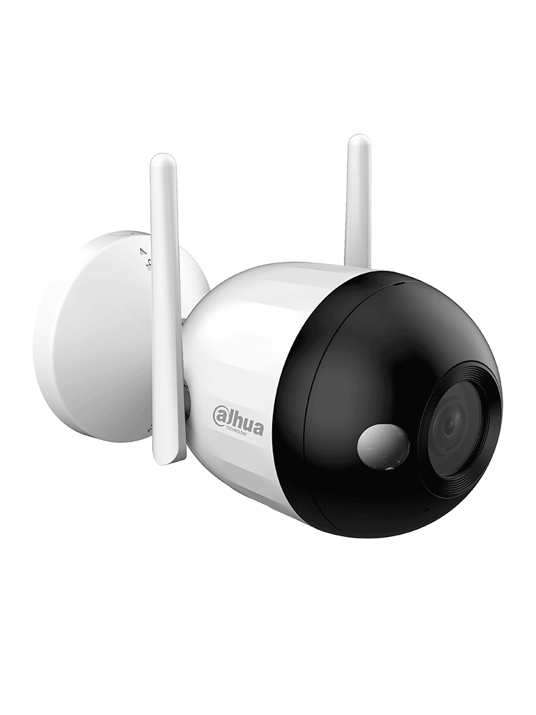 Camara Ip/ Dahua/ F4cn-pv/ Bullet Wifi De 4 Mp/full Color + Iluminacion Dual Intelingente/ Disuasion Activa/ Audio 2 Vias/ Microfono Y Altavoz Integrados/ 30 Metros De Iluminacion/ Ia/ Ip67