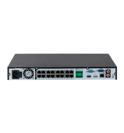 Nvr/ Dahua/ Nvr2216-16p-i2/ 8 Mp /16 Canales Ip/ Wizsense/ 4k Con Ia/ 16 Puertos Poe/2 Bahias De Discos Duros /1 Ch De Reconocimiento Facial Y Fd/ 10 Bases De Datos De Rostros/ H.265+/ Smd Plus/ Ia