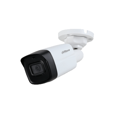 Camara Dahua Bullet 5 Mp / Microfono Integrado / Lente De 2.8mm / Ir De 80 Mts / Ip67 / Starlight / Cvi / Cvbs / Ahd / Tvi