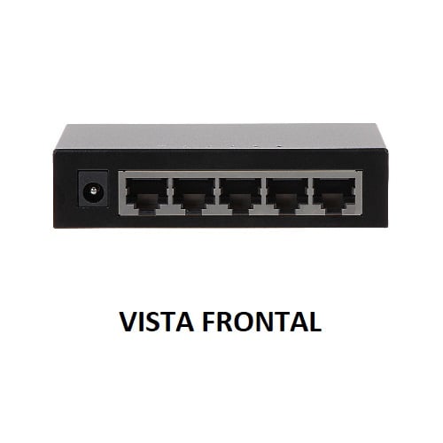 Switch/ Dahua/ Pfs3005-5gt- Gigabit De 5 Puertos No Administrable/ Capa 2/ 10/100/1000 Base-t/ Carcasa Metalica/ Switching 10g/ Tasa De Reenvio De Paquetes 7.44 Mbps/ Memoria Bufer De Paquetes 1mb/ C