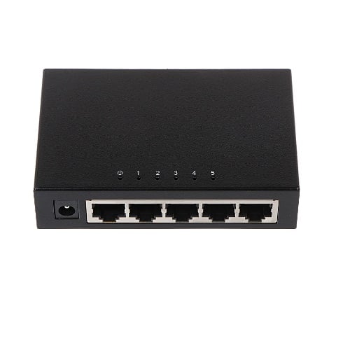 Switch/ Dahua/ Pfs3005-5gt- Gigabit De 5 Puertos No Administrable/ Capa 2/ 10/100/1000 Base-t/ Carcasa Metalica/ Switching 10g/ Tasa De Reenvio De Paquetes 7.44 Mbps/ Memoria Bufer De Paquetes 1mb/ C