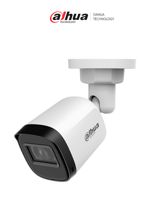 Camara Analoga/ Dahua/ Hac-b1a21-u-36/ Bullet De 2 Mp/ 1080p/ Lente 3.6mm/ 80° De Apertura/ Vision Nocturna Ir 30mts/ Ip67/ Compatible Con Cvi/tvi/ahd/cvbs