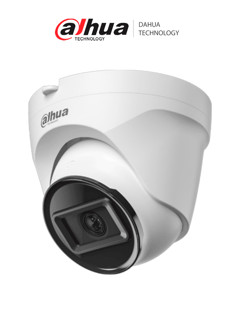 Camara Ip/ Dahua/ Dh-ipc-t1e40/ Domo De 4 Mp/ Lente De 2.8 Mm/ 93 Grados De Apertura/ H.265+/ Wdr Real De 120 Db/ Ir De 30 Metros/ Ip67/ Poe