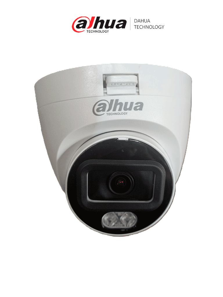 Camara Analoga/ Dahua/ Dh-hac-hdw1209tlqn-a-led-0280b-s3/ Domo Full Color De 2 Mp Con Lente De 2.8mm Y Angulo De 103°. Microfono Integrado, Iluminacion De 20m, Tecnologia Starlight Y Dwdr. Resistente