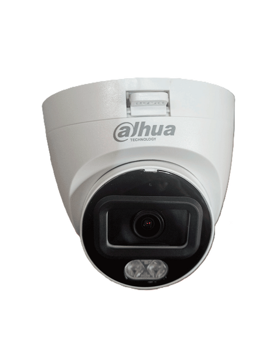 Camara/ Dh-hac-hdw1209tlqn-led-0280b-s3/ Dahua/ Domo Fullcolor De 2 Mp Con Resolucion 1080p, Lente De 2.8 Mm Y 106° De Apertura. Ofrece Vision Nocturna De 20 Mts, Instalacion Rapida, Proteccion Ip67,