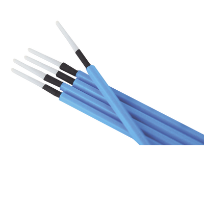 Hisopos Para Limpieza De Puertos De Fibra Óptica 1.25 Mm (0.05 Pulgadas) Para Adaptadores Lc Y Mu, 100 Piezas