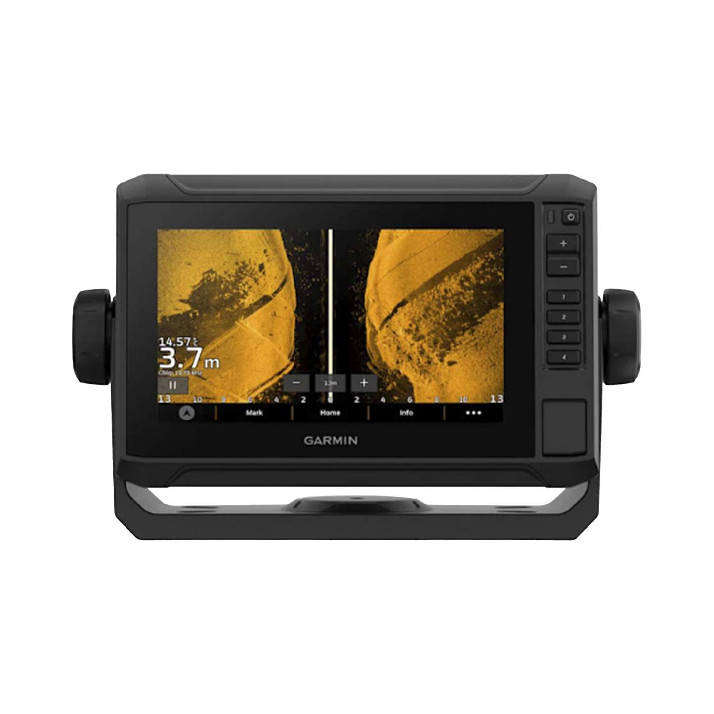 ECHOMAP UHD2 72sv con mapa base precargado, puerto de conexión NMEA 2000, sonda SIDEVÜ, CLEARVÜ Y CHIRP tradicional. no incluye transductor.