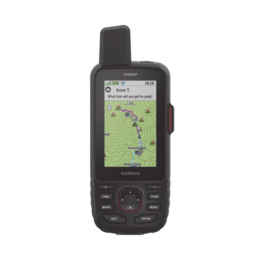 GPS portátil GPSMAP 67i, dispositivo portátil multisatelital de alta precision, con mapas topográficos instalados, mensajeria y SOS por medio de Inreach