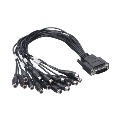 Adaptador De 15 Entradas De Audio Para Dvr´s Epcom Y Hikvision