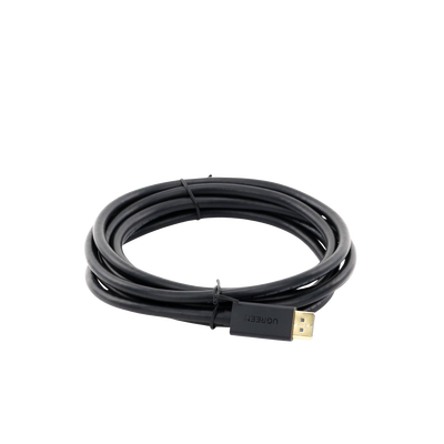 Cable DisplayPort 1.2 Macho a Macho/ Longitud 3m / Versión DP1.2 / Soporta 4K@60Hz; 2K@144Hz / Soporta 3D / Color profundo de 8 y 10 bits / Blindaje Interno Múltiple / Cobre Estañado 28AWG  / Botón de Liberación