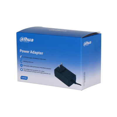 Fuente De Poder/ Dahua/ Dh-pfm320-020us /de 12 Vcc 2 Amper/ Entrada De 100-240 Vac/ Especial Para Camaras De Cctv/ Cable De 1.5 Metros/ Certificacion Fcc