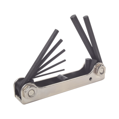 Juego De 7 Allen Keys 1.5/2/2.5/3/4/5 Y 6 Mm