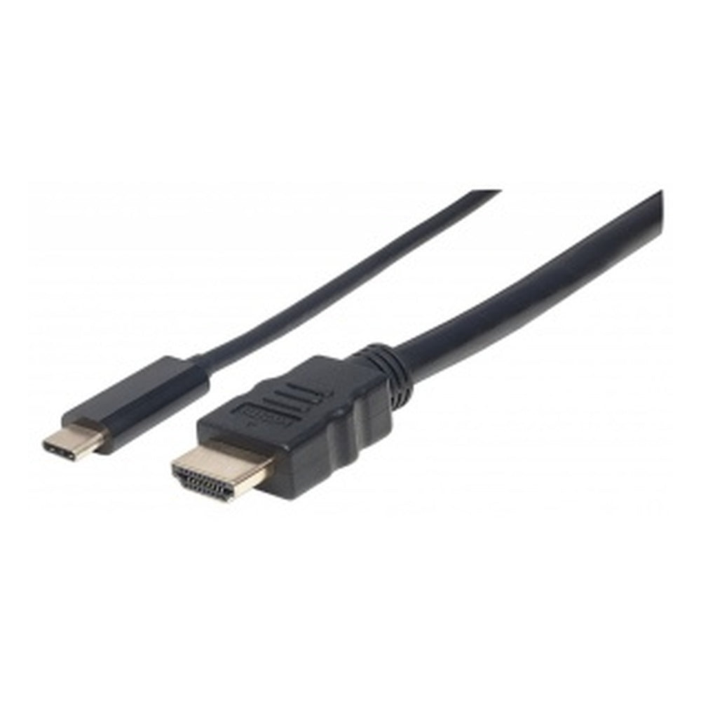 Cable Usb,manhattan,152235,-c A Hdmi M 1.0m 4k@30hz, Negro