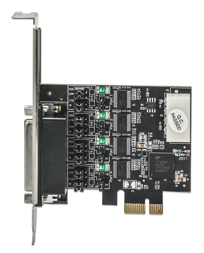 Tarjeta Pci Express,manhattan,153584,serial 4 Puertos