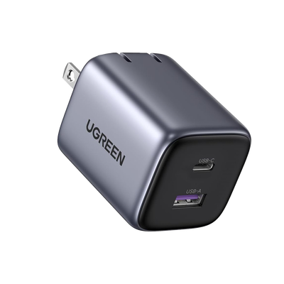 Cargador De 35w Serie Nexode | 2 Puertos De Carga Rápida | Usb-c Y Usb-a | Tecnología Gan Ii | Power Delivery 3.0 | Quick Charge 4.0 | Chip Confiable Y Carga Inteligente | Optimiza La Experiencia De Carga | Tecnología Thermal Guard.