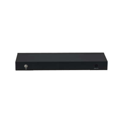 Switch Poe/ Dahua/ Dh-pfs3016-16gt-190/ 16 Pto Poe Gigabit/ 190 Watts Totales/ Los 2 Pto Naranjas Soportan Hi-poe Estandar/ Switching 32 Gbps/ Tasa De Reenvio De Paquetes 23.808 Mbps/ Proteccion Cont