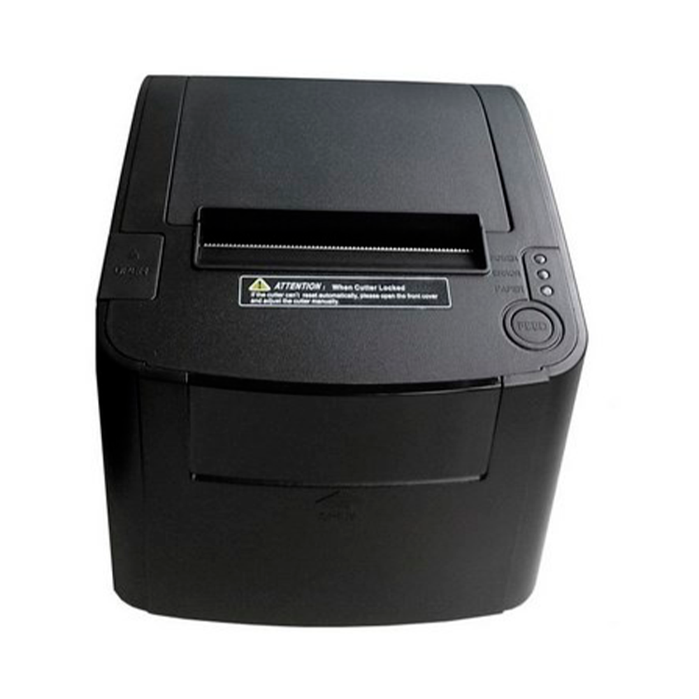 Miniprinter Ec Line Ec-pm-80330, Negro, Termica, 80 Mm, Usb, Serial, Ethernet (red), Rj11, Corte Automatico, 300 Mm/seg