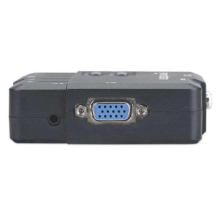 Switch Kvm ,manhattan,151252, Desktop Usb 2:1 Con Cables+audio
