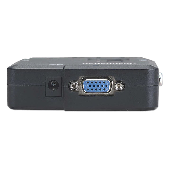 Switch Kvm ,manhattan,151252, Desktop Usb 2:1 Con Cables+audio