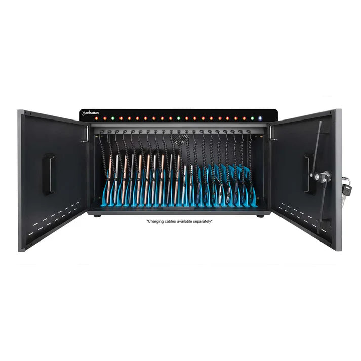 Gabinetesdecarga/manhattan/715959/gabinete Profesional De Carga Con 20 Puertos Usb-c - 360 W