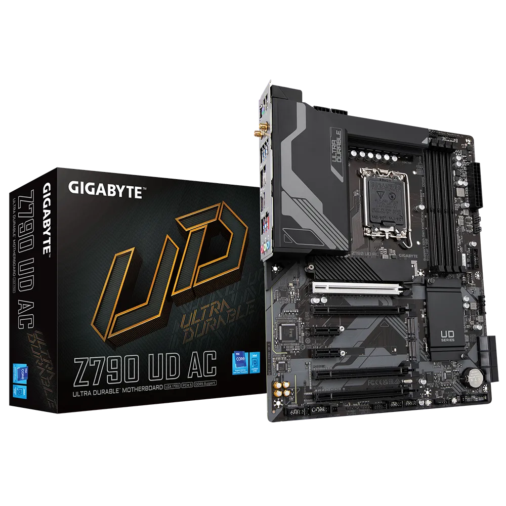 Mb Gigabyte Z790 Ud Ac Intel S-1700 14/13/12a Gen/4x Ddr5 7600/dp/hdmi/m.2/4x Usb3.2/usb-c/atx/gama Alta