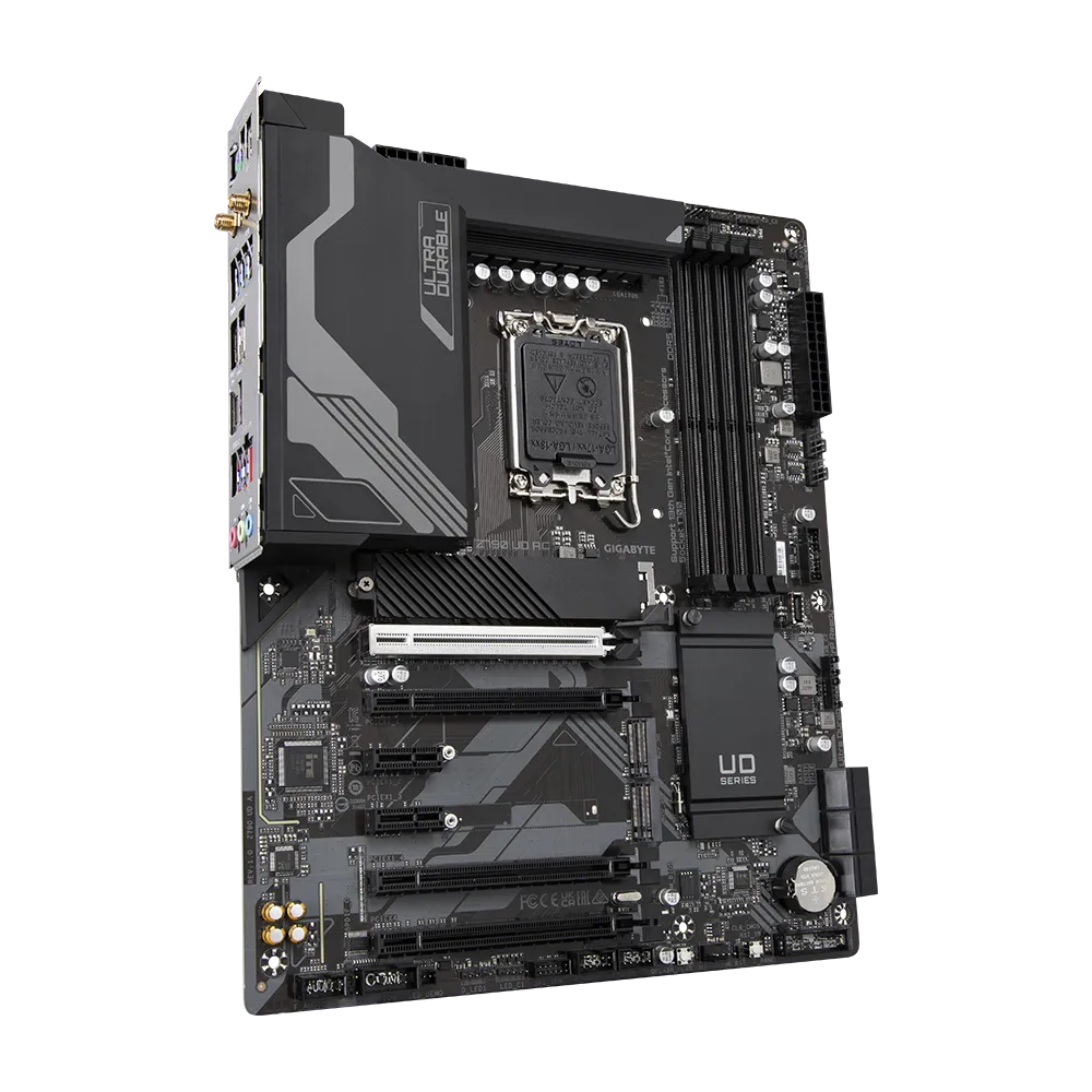 Mb Gigabyte Z790 Ud Ac Intel S-1700 14/13/12a Gen/4x Ddr5 7600/dp/hdmi/m.2/4x Usb3.2/usb-c/atx/gama Alta