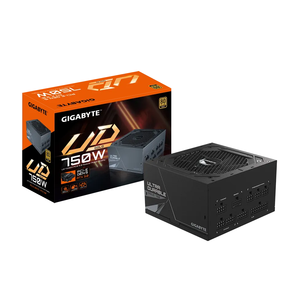 Fuente De Poder Gigabyte Gp-ud750gm Pg5 / 750w / Atx / Gold / Gama Media