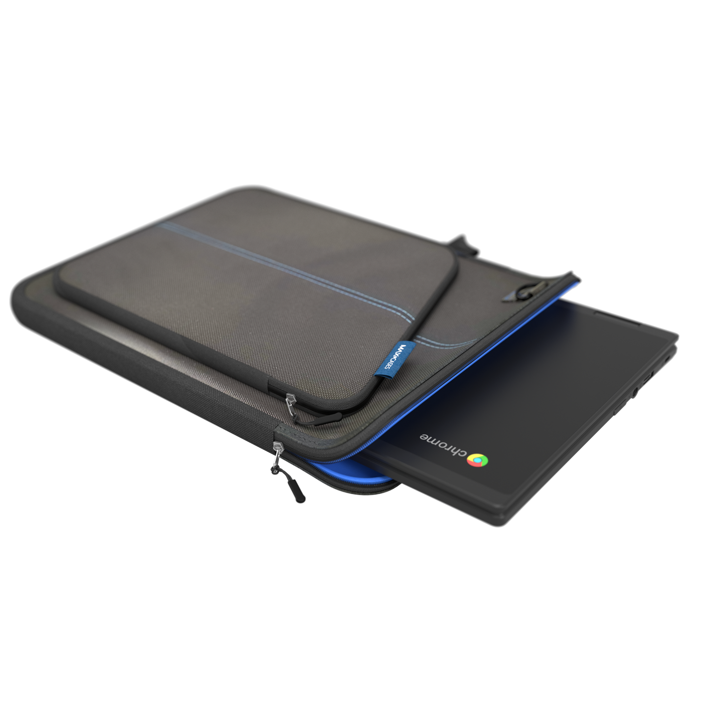Funda Maxcase Mc-ssp3-11-blk Tipo Maletin Slim Sleeve W/pocket Para Laptop 11 G3 Black