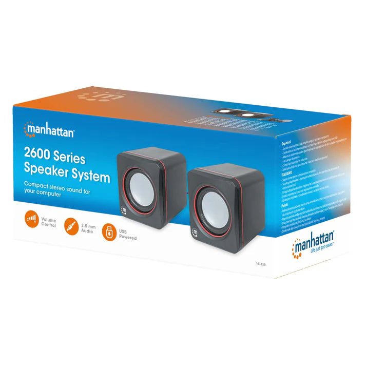 Bocina,manhattan,161435,serie 2600 Via Usb, Cubo
