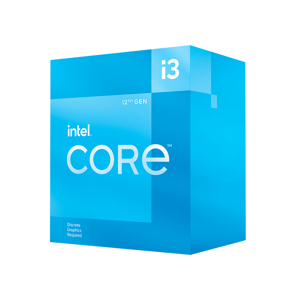 Procesador Intel Core I3-12100f S-1700 12a Gen /3.3 - 4.3 Ghz /cache 12mb /4 Cores /sin Graficos /con Disipador /computo Basico Ipa