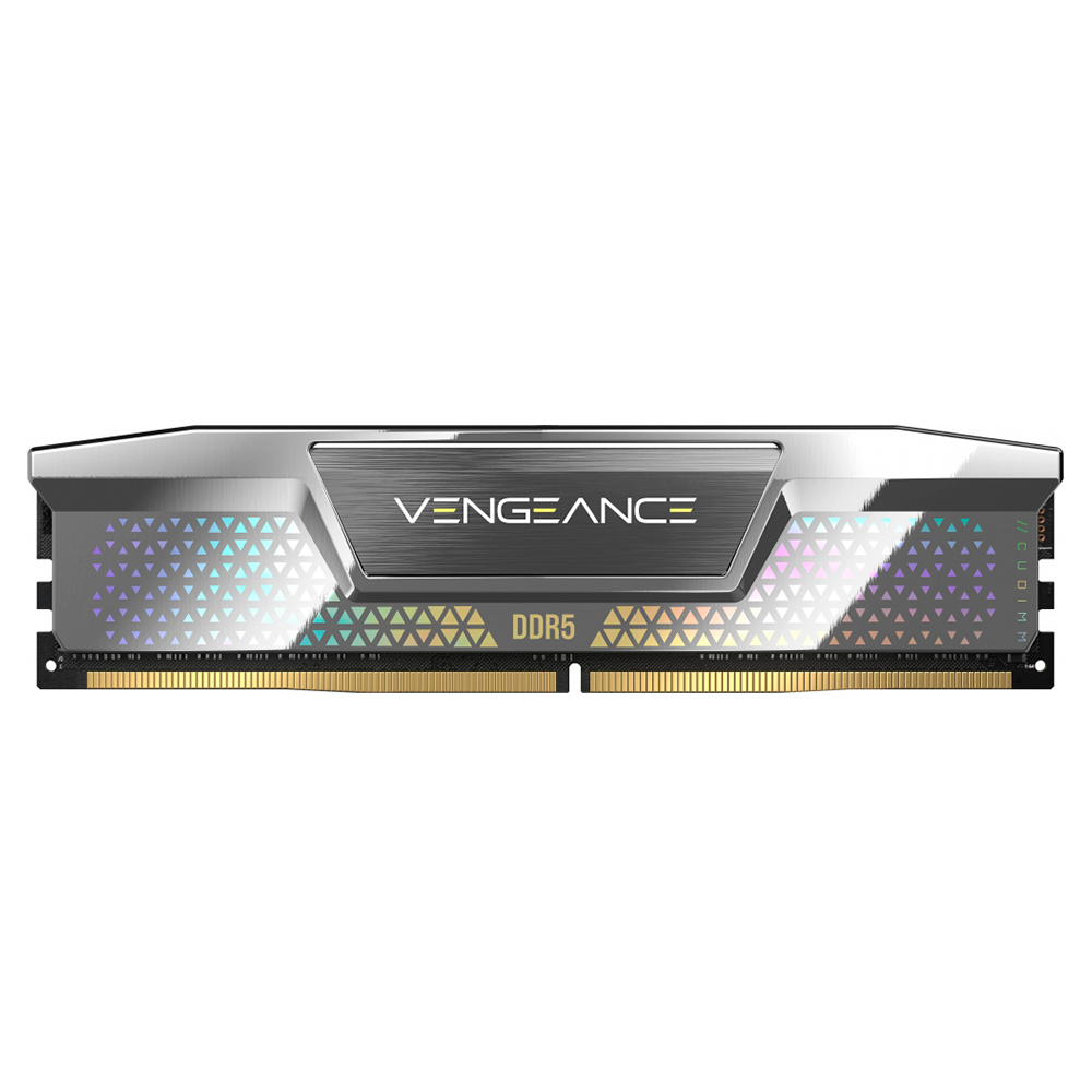 Memoria Ram Corsair Ddr5 Cudimm Vengeance 48 Gb (2x24) 8400mts/ Cl40 Plateado