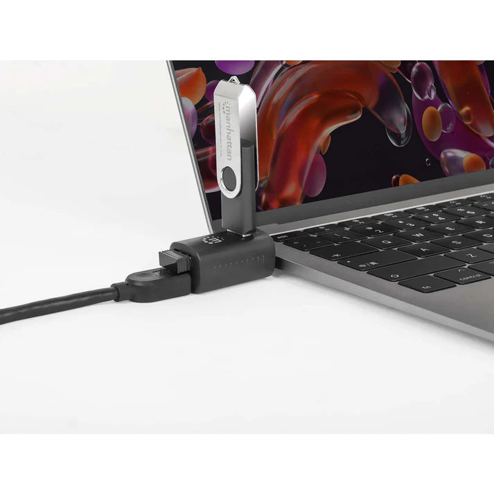 Hub,manhattan,180993, Usb-c 3 Ptos A