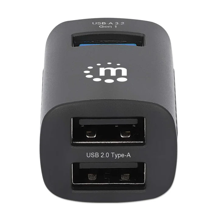 Hub,manhattan,180993, Usb-c 3 Ptos A