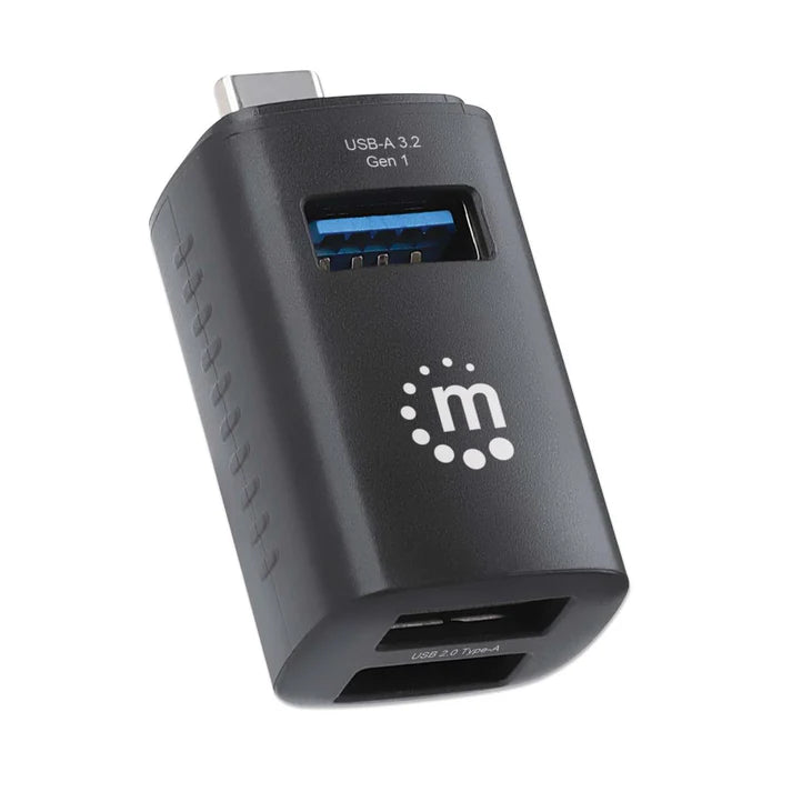Hub,manhattan,180993, Usb-c 3 Ptos A