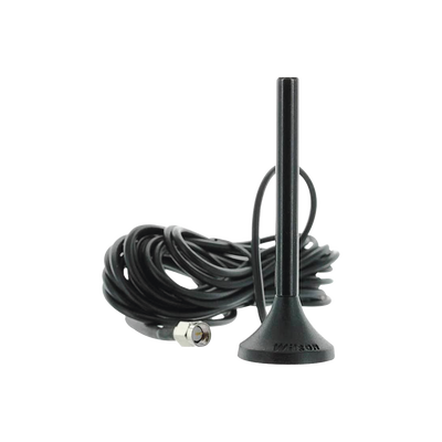 Antena Mini De Montaje Magnético, Con Cable Rg174 Y Conector Sma Macho | Rango De Frecuencias 700-960 Mhz, 1710-2270 Mhz | Ganancia Máxima 3.1 Db