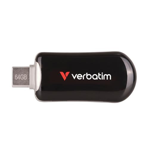 Unidad flash Plectra USB-C de 64 GB, color negro