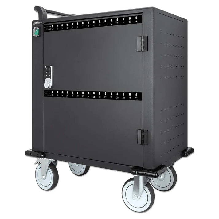 Gabinete De Carga ,manhattan, 716000, De 32 Puertos Usb-c 12 576w