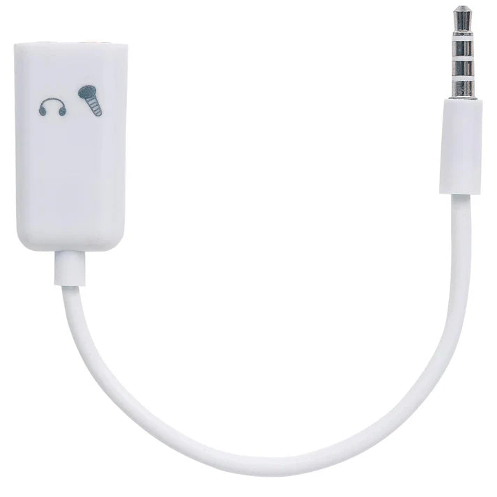 Adaptador Audio,manhattan,354561, 3.5mm 1 M A 2 H, Divide Audio Para Audifono Y Microfono