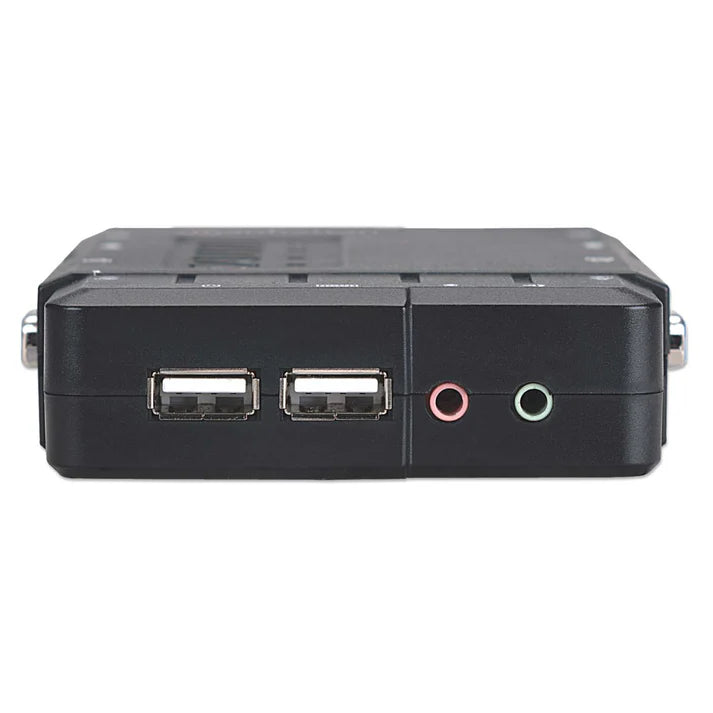 Switch Kvm,manhattan,151269, Desktop Usb 41 Con Cablesaudio