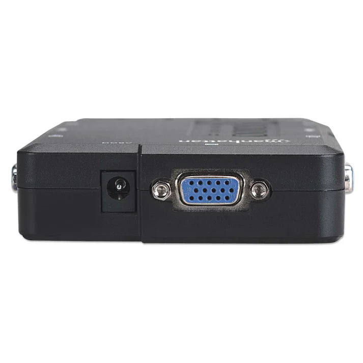 Switch Kvm,manhattan,151269, Desktop Usb 41 Con Cablesaudio
