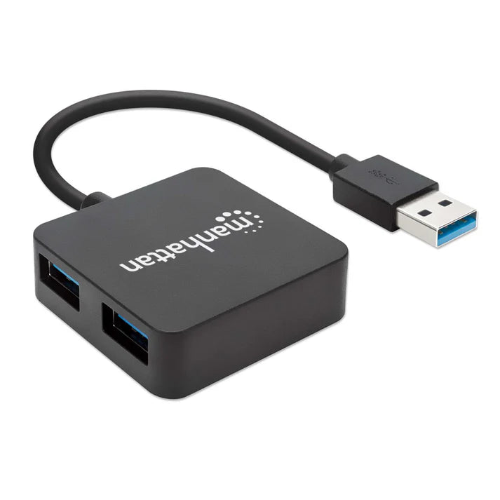 Hub Usb,manhattan,162296, V3.0 4 Ptos Mini