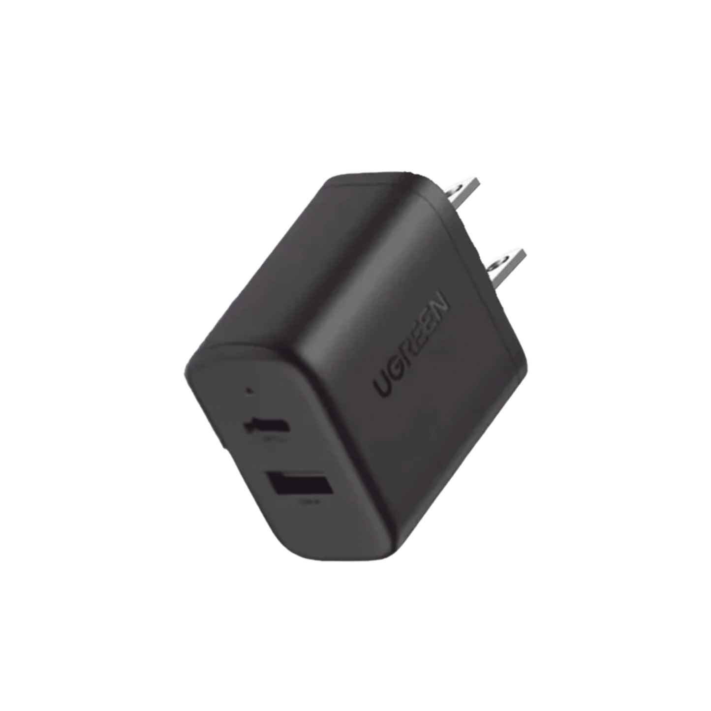 Cargador Rápido de 2 Puertos 20W Negro