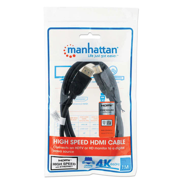 Cable Hdmi /manhattan / 354837 /2.0 Premium M-m  1.0m