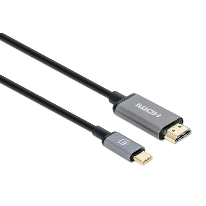 Cable Usb,manhattan,153607,-c A Hdmi M 2.0m 4k@60hz, Negro