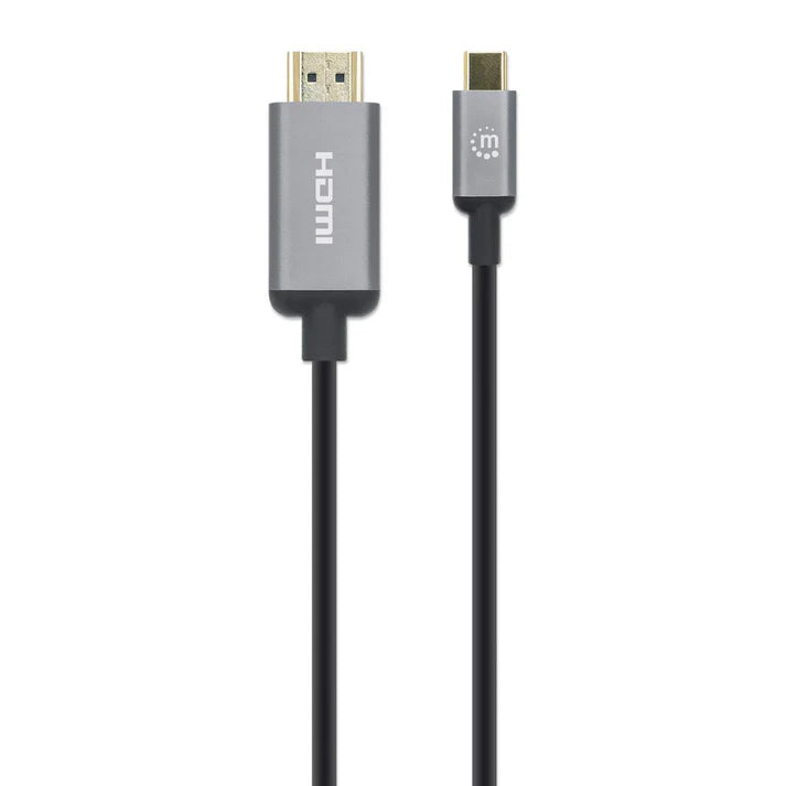 Cable Usb,manhattan,153607,-c A Hdmi M 2.0m 4k@60hz, Negro