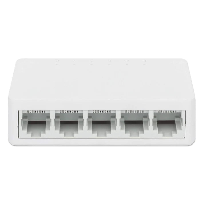 Switch,manhattan,560672, 5 Ptos 10/100 Desktop Blanco Mh