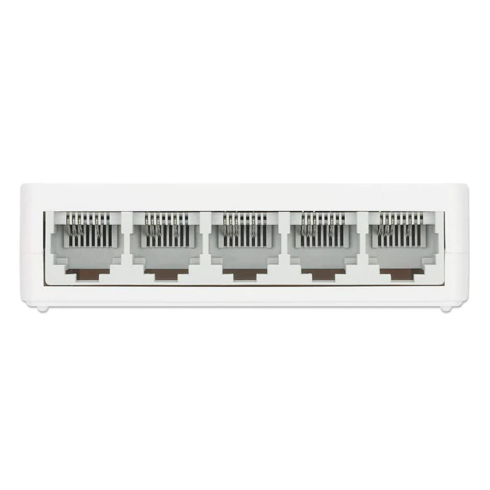 Switch,manhattan,560672, 5 Ptos 10/100 Desktop Blanco Mh