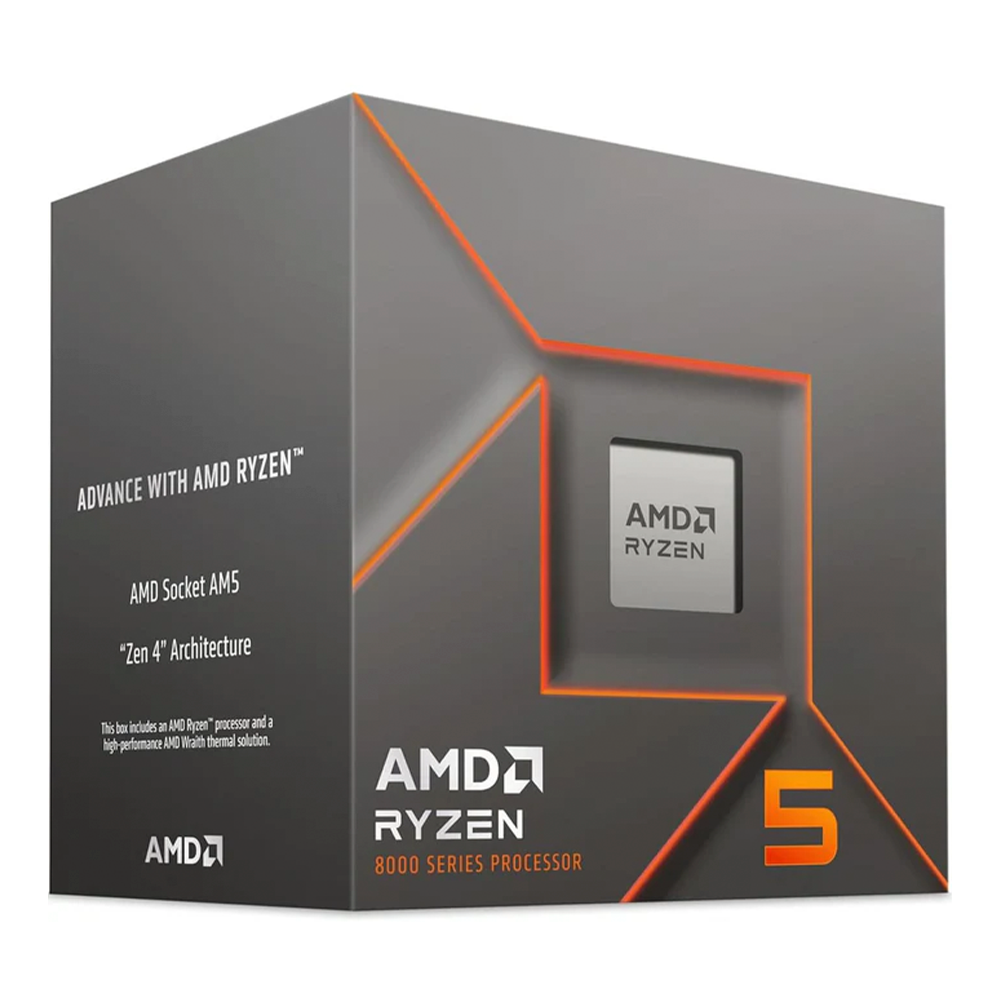 Procesador Amd Ryzen 5 8400f S-am5 8a Gen / 4.2 - 4.7 Ghz / Cache 16mb / 6 Nucleos / Sin Graficos / Con Disipador
